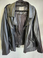STUDIO / CURVE FAUX LEATHER JACKET BLACK SIZE 18