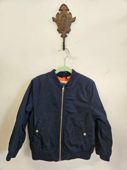 H&M NYLON JACKET NAVY SIZE 4Y