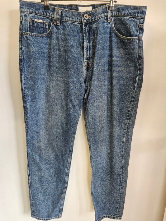I LOVE UGLY DENIM JEANS MID BLUE SIZE XL
