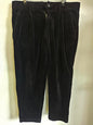I LOVE UGLY CORDUROY PANTS BLACK SIZE XL