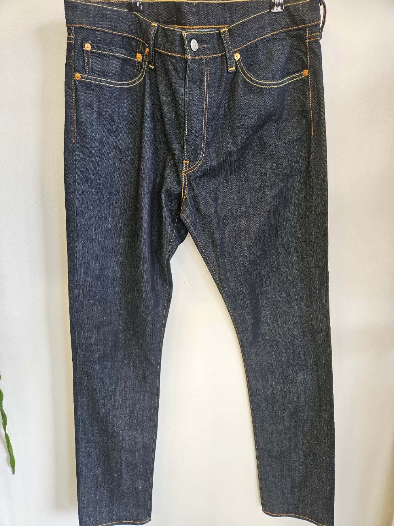 LEVIS 510 DENIM JEANS DARK BLUE SIZE 36/34