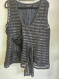 THE CARPENTERS DAUGHTER SLEEVELESS TOP BLACK SIZE 16