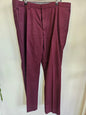 COUNTRY ROAD COTTON PANTS BURGUNDY SIZE 36