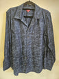 BEN SIMON COTTON SHIRT BLUE CAMO SIZE M