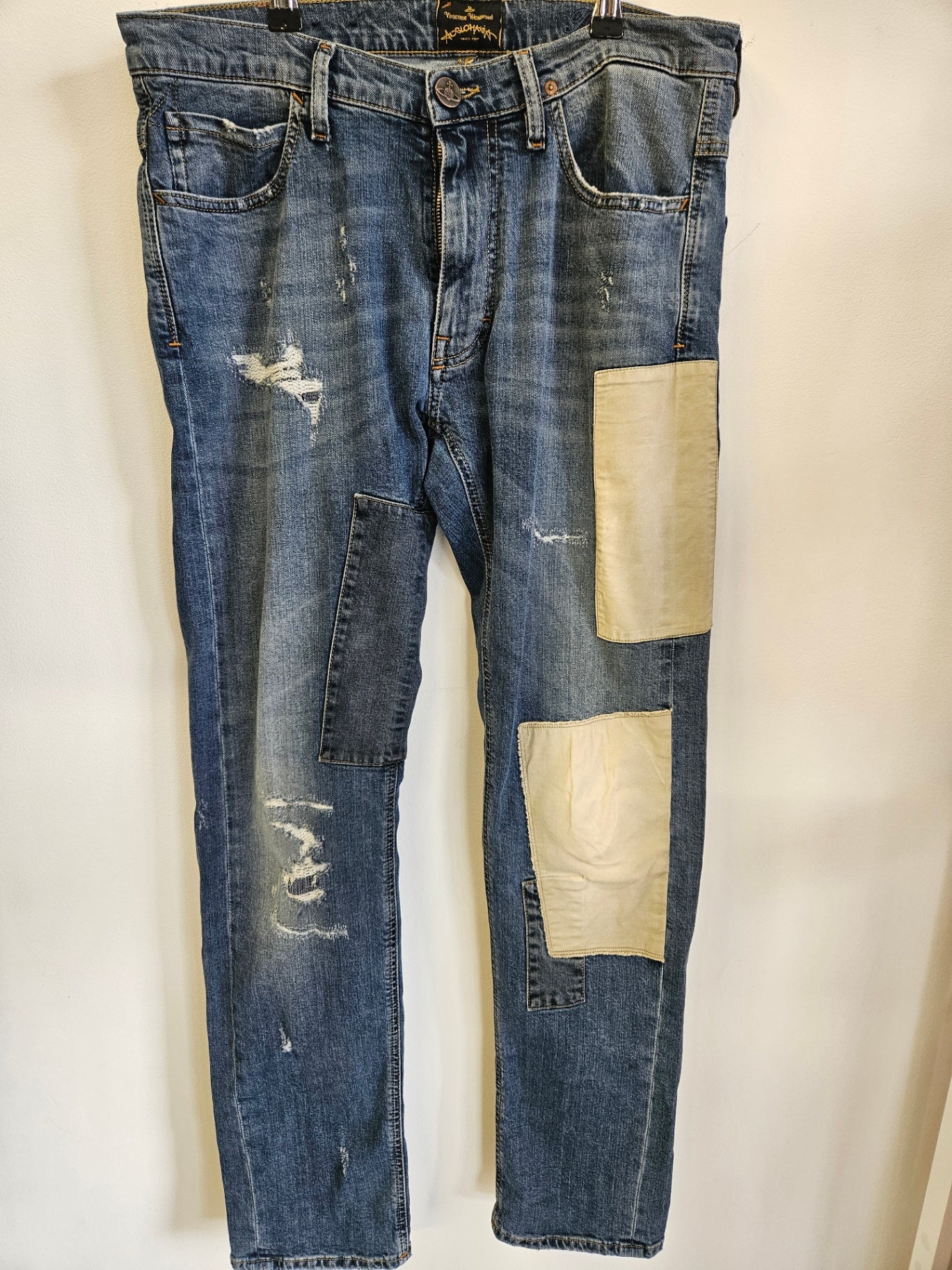 VIVIENNE WESTWOOD STRAIGHT JEANS DARK BLUE SIZE 12