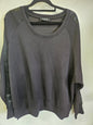 KNEWE MODAL SWEATER BLACK SIZE 16
