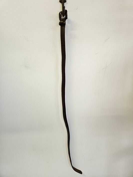 LEATHER BELT BROWN 