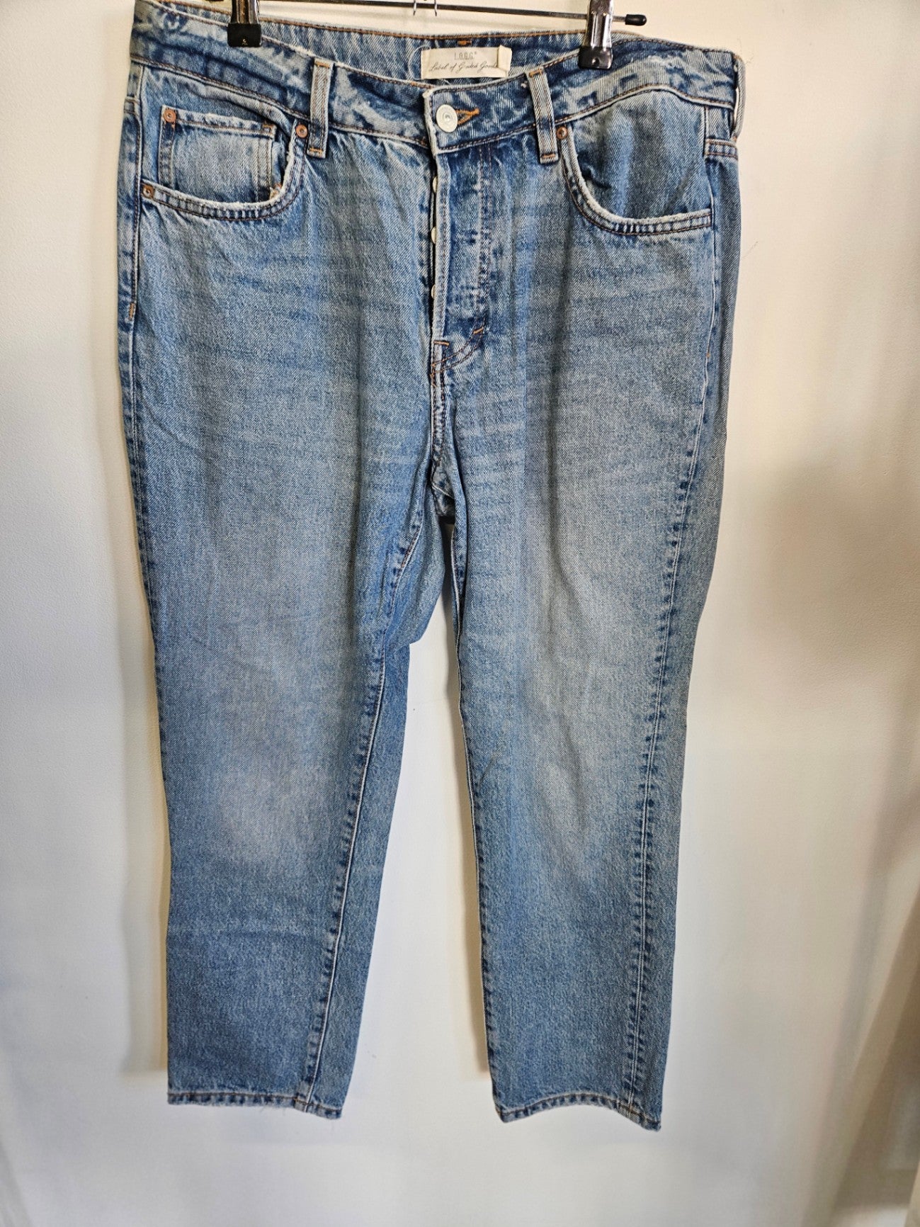 L.O.G.G DENIM JEANS Light Blue SIZE 14