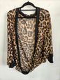 UNBRANDED SHEER DUSTER LEOPARD PRINT SIZE M/L