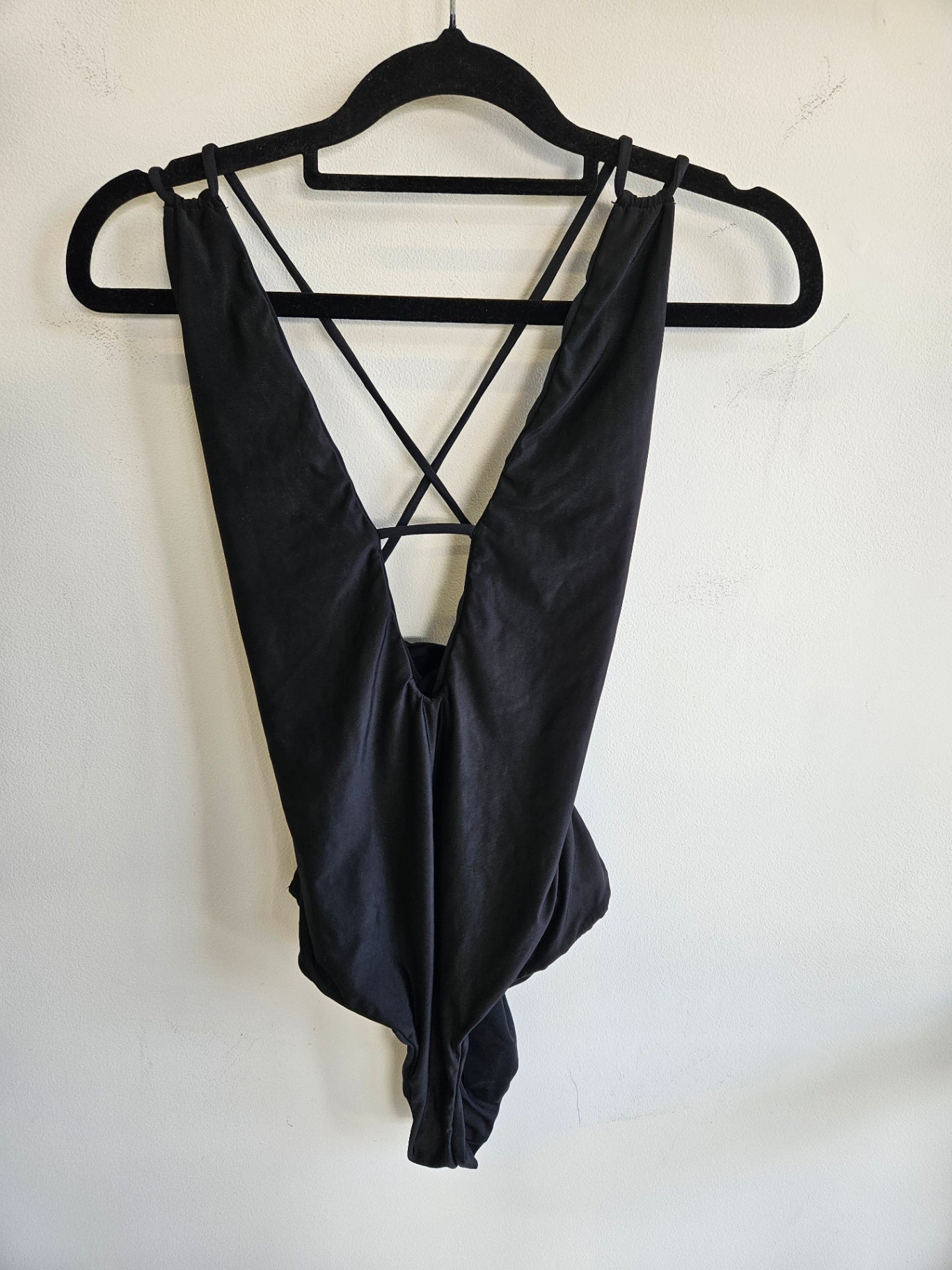 UNBRANDED LYCRA BODYSUIT BLACK SIZE M
