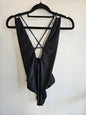 UNBRANDED LYCRA BODYSUIT BLACK SIZE M