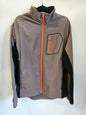 ICEBREAKER MERINO JACKET TAUPE ORANGE DETAIL SIZE L