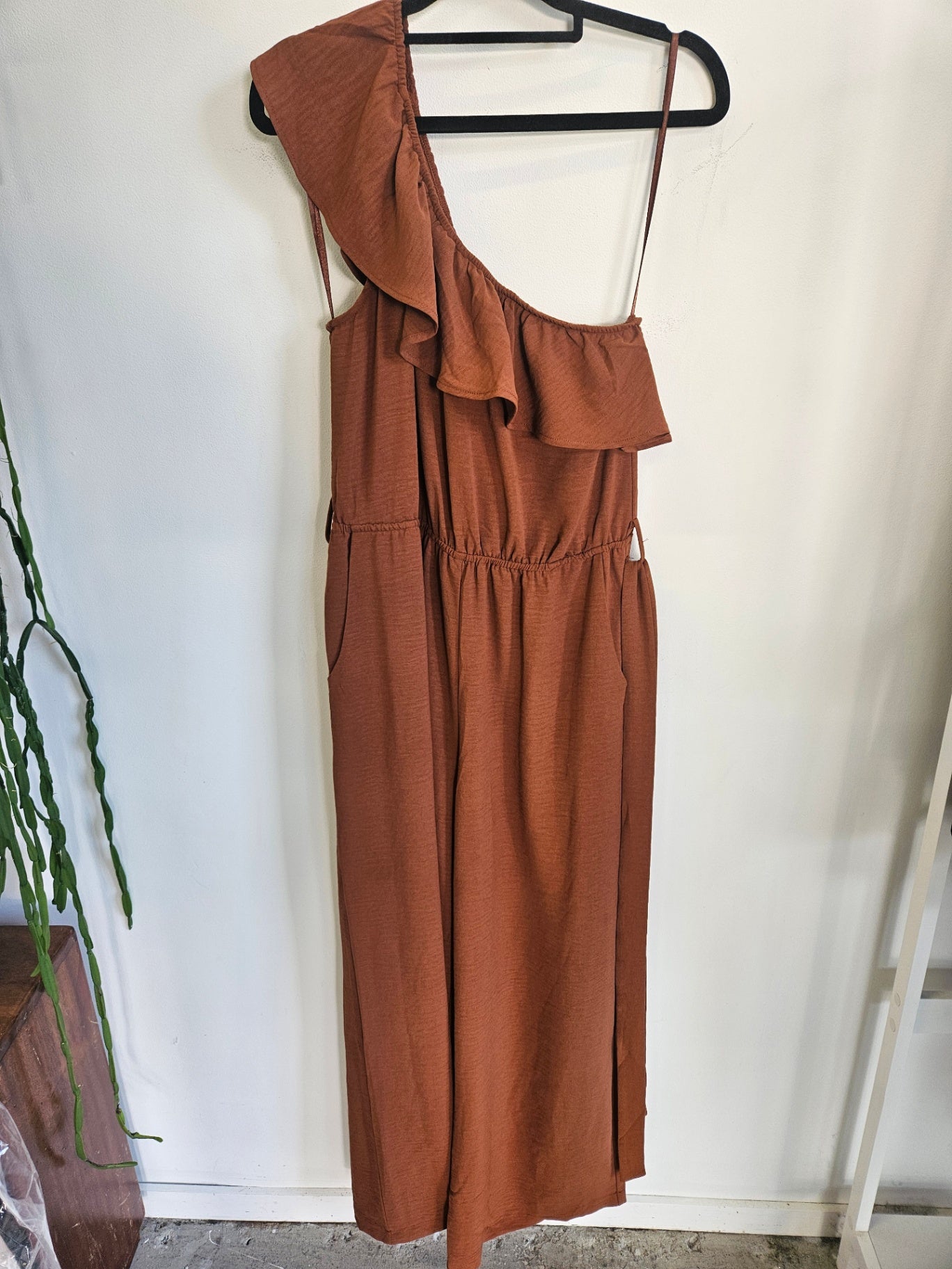 MONTEAU PANTSUIT RUST SIZE L