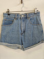 A BRAND DENIM SHORTS MID BLUE SIZE 8