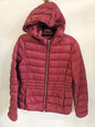 MASSIMO DUTTI LIGHTWEIGHT DOWN JACKET BURGUNDY SIZE L