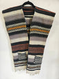 UNBRANDED WOVEN COTTON VEST CREAM AZTEC SIZE M