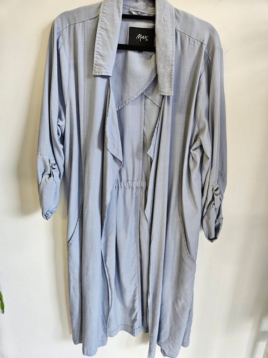 MAX LYOCELL DUSTER Light Gray SIZE 14