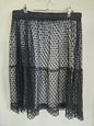 UNBRANDED MESH SKIRT BLACK SPOT SIZE M