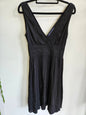 FRENCH CONNECTION Cotton DRESS BLACK SIZE 8