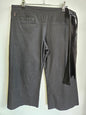 ROUGE COTTON WIDE CAPRI BLACK SIZE 10