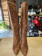 VERO CUOIO SUEDE MID CALF BOOTS BROWN SIZE 37
