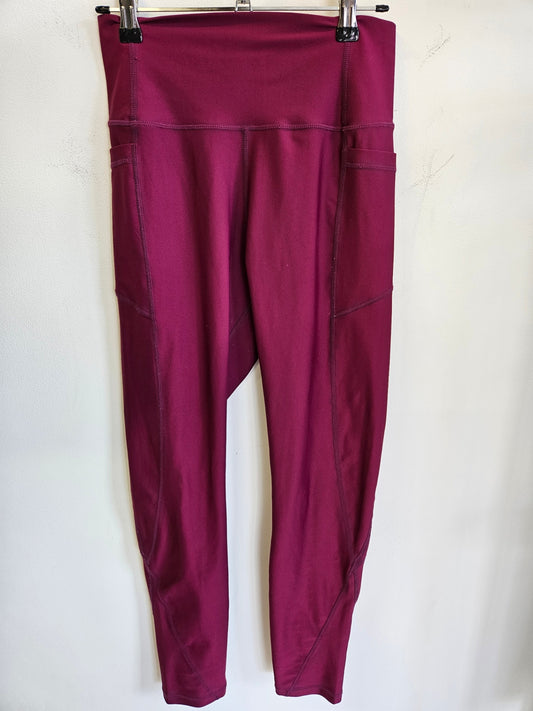 GYMSHARK ACTIVE TIGHTS CERISE SIZE M