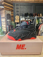 AIR JORDAN X MELODY EH$HANI COLAB LEATHER TRAINERS BLACK RED PURPLE SIZE 6.5US