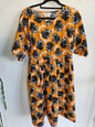 GORMAN ORGANIC COTTON DRESS RUST LEMUR SIZE 8