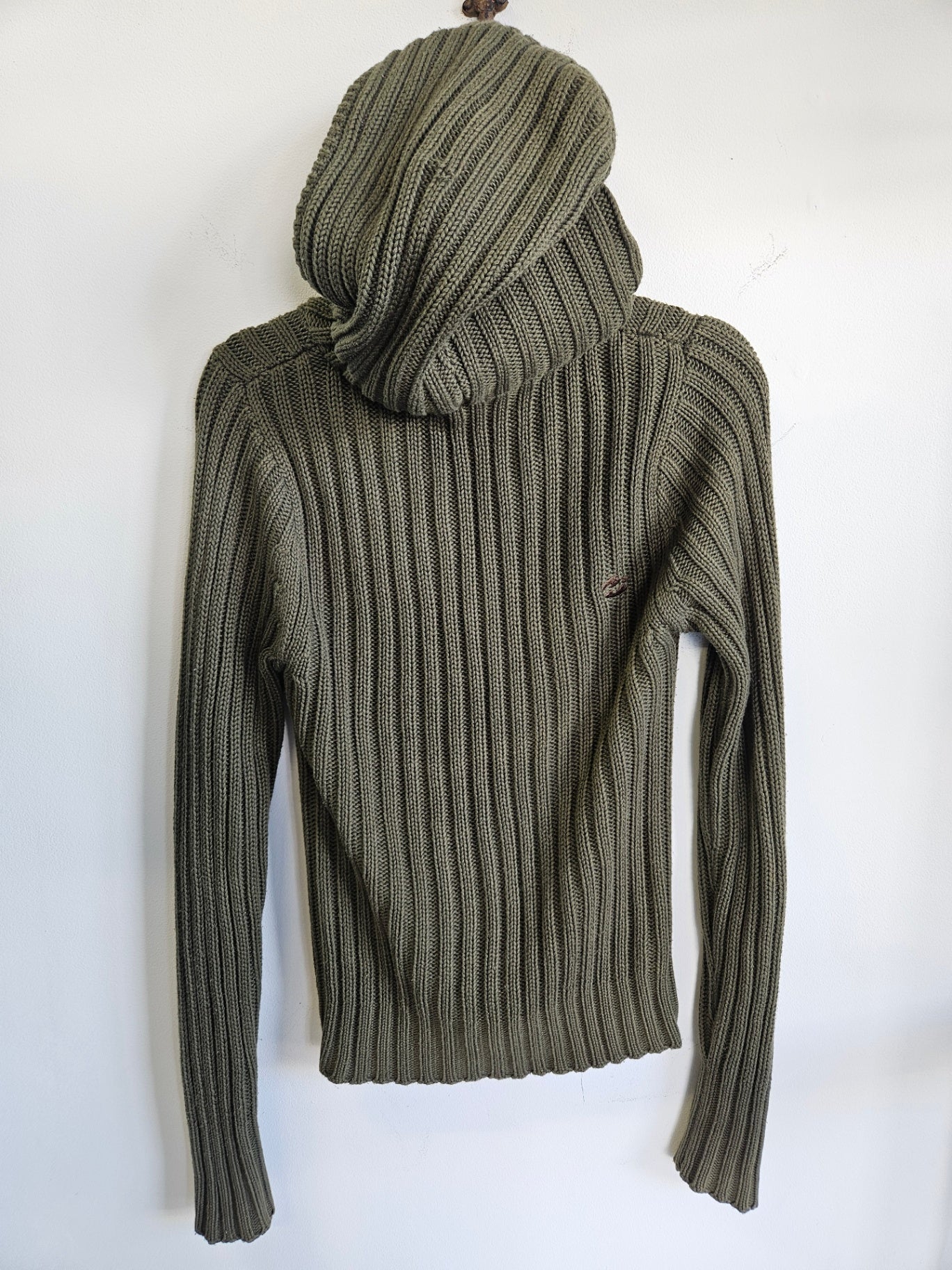 BILLABONG COTTON KNIT JACKET KHAKI SIZE S