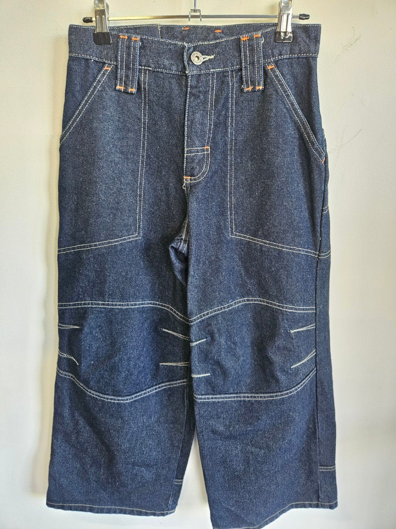 HALLENSTEINS DENIM PANTS DARK BLUE SIZE 8Y
