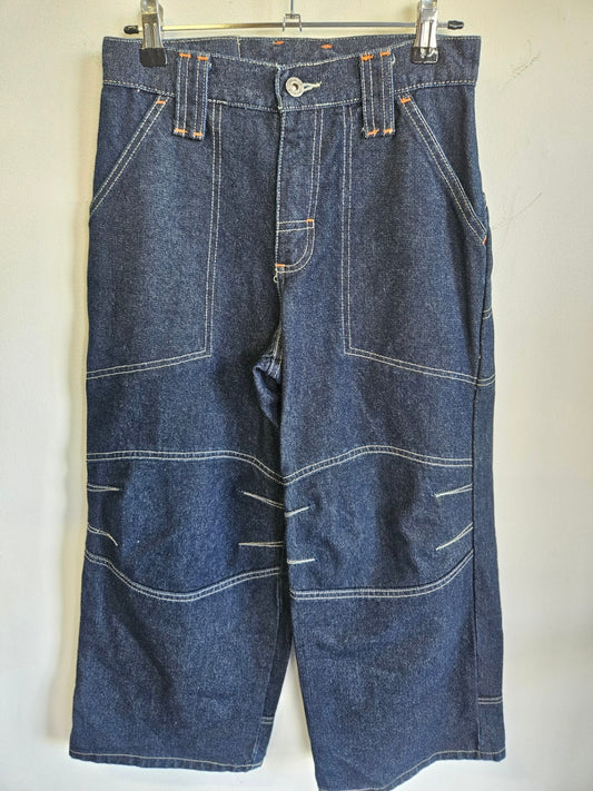 HALLENSTEINS DENIM PANTS DARK BLUE SIZE 8Y