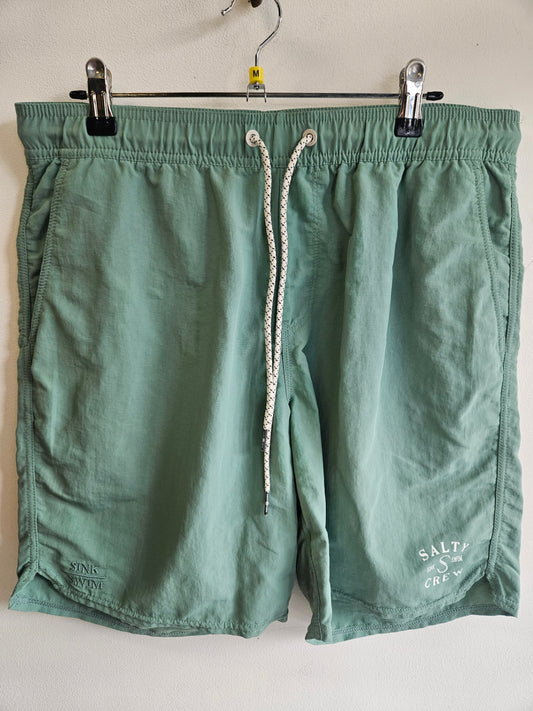SALTY CREW SWIM SHORTS Light Green SIZE M