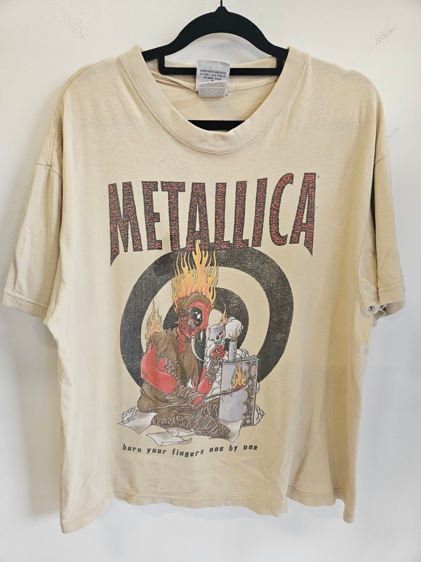 ACME COTTON T SHIRT BEIGE SIZE