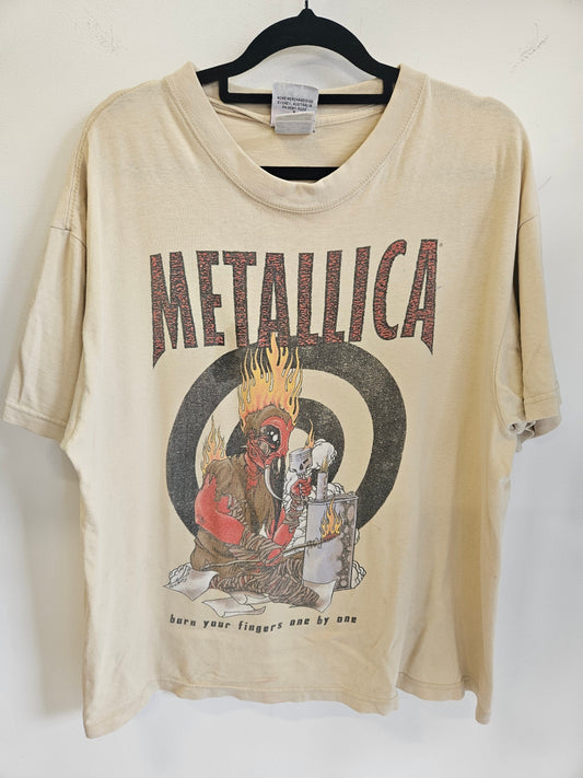 ACME COTTON T SHIRT BEIGE SIZE
