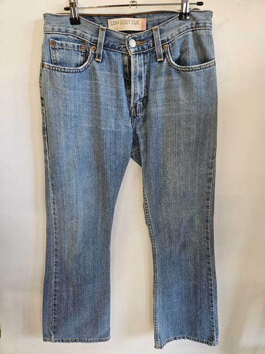 LEVIS 527 DENIM JEANS MID BLUE SIZE 28/30
