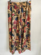 WHITBY SILK SKIRT BEIGE ABSTRACT SIZE S