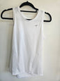NIKE DRI FIT ACTIVE SINGLET WHITE SIZE XS