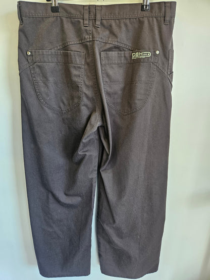 DOOSH COTTON PANTS BROWN SIZE 34