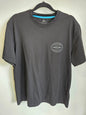RIP CURL COTTON T SHIRT BLACK SIZE M