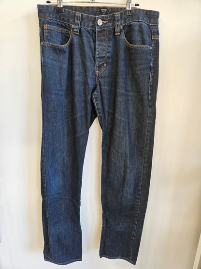A BRAND DENIM JEANS DARK BLUE SIZE 30