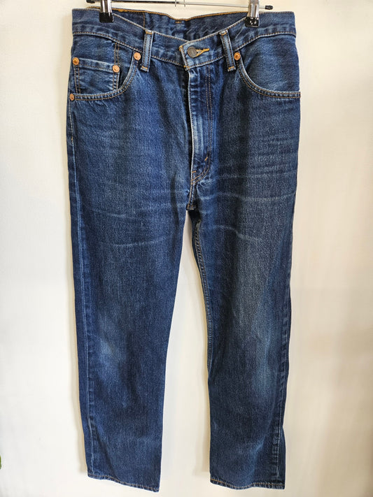 LEVIS 607 DENIM JEANS DARK BLUE SIZE 32/32