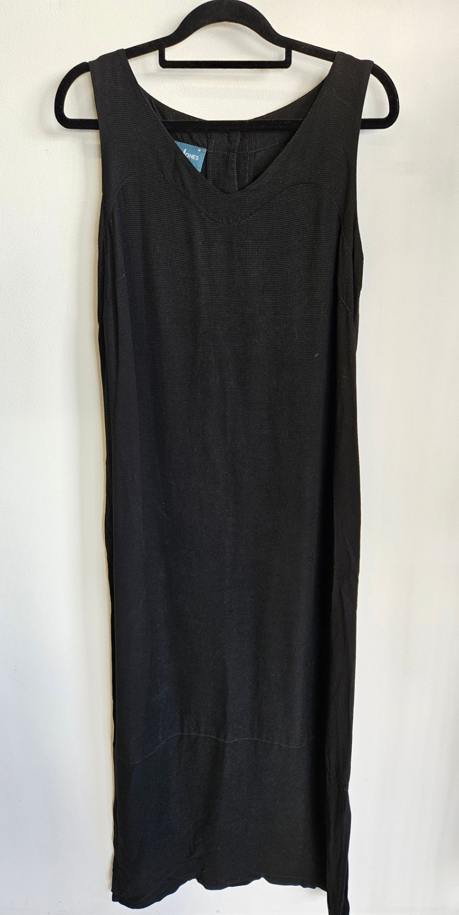 JEAN JONES RAYON DRESS BLACK SIZE M