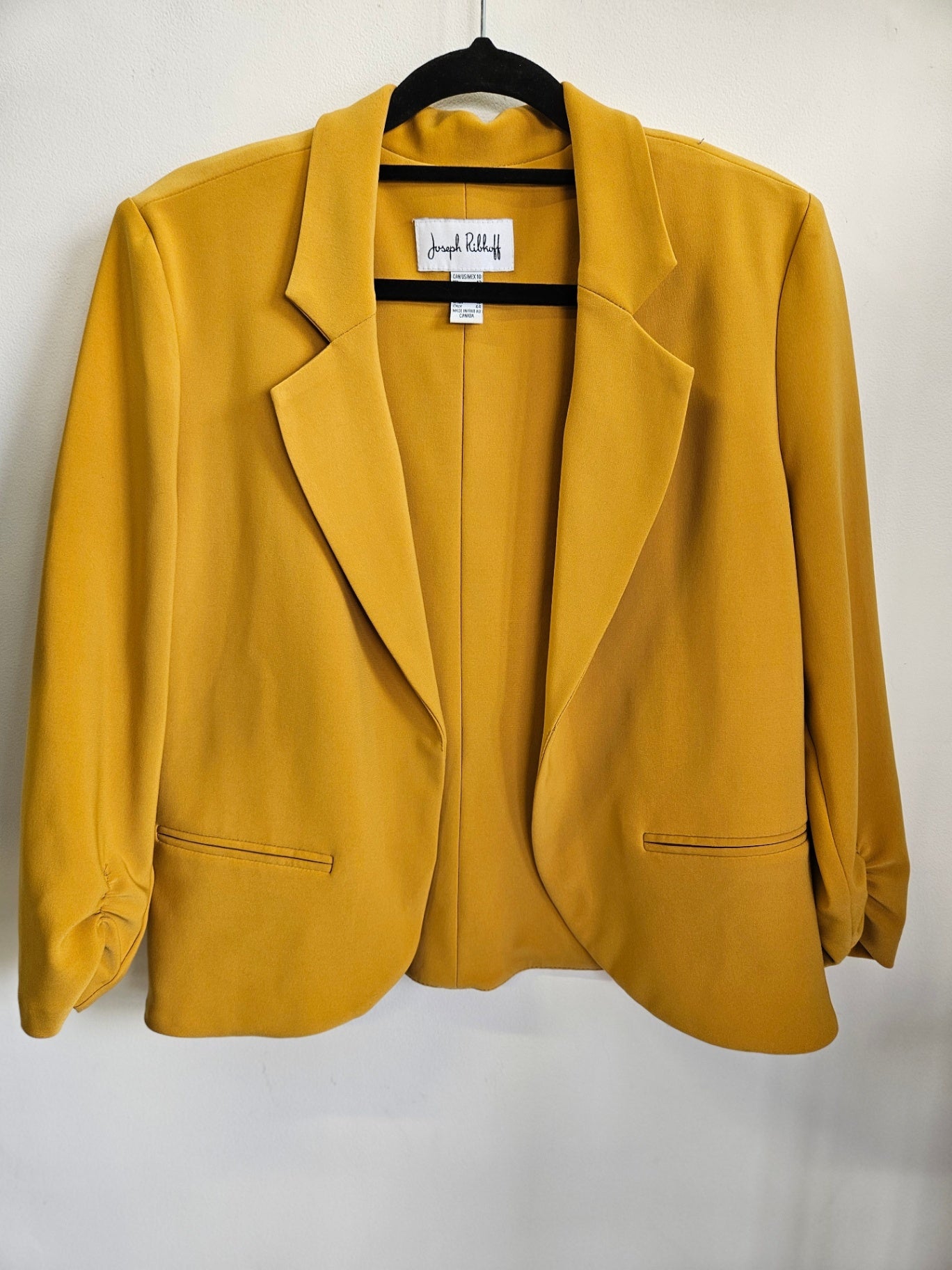 JOSEPH RIBKOFF BLAZER MUSTARD SIZE 12