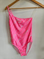 SPEEDO POLYESTER SWIMSUIT FLURO PINK HOUSE OF HOLLAND SIZE M