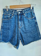 ASSEMBLY LABEL DENIM SHORTS DARK BLUE SIZE 6
