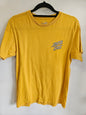 SANTA CRUZ COTTON SHORT SLEEVE TOP YELLOW BONES SIZE 14Y
