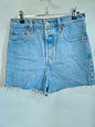 LEVIS DENIM SHORTS LIGHT BLUE SIZE 26