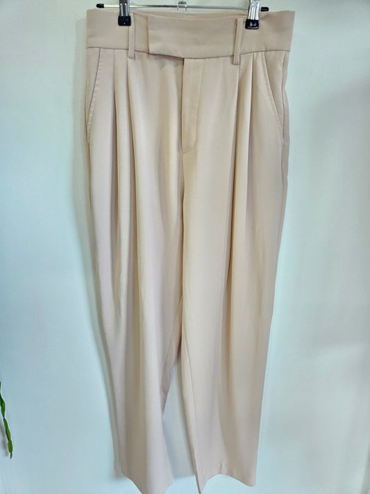 ATMOS&HERE POLYESTER PANTS BEIGE SIZE 10