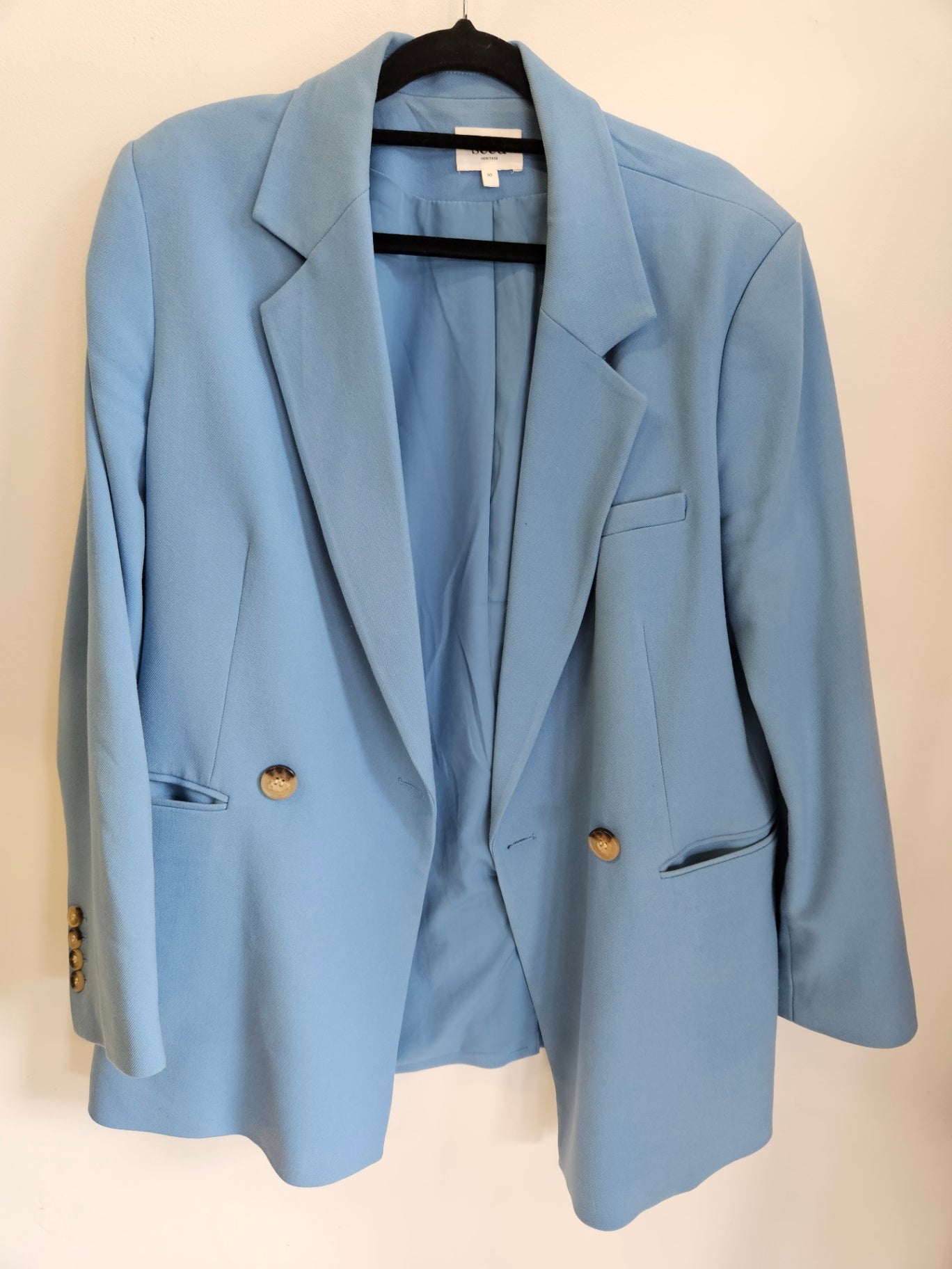 SEED VISCOSE BLEND BLAZER BLUE SIZE 10