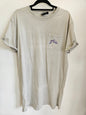RUSTY COTTON T SHIRT DRESS GREY SIZE 12